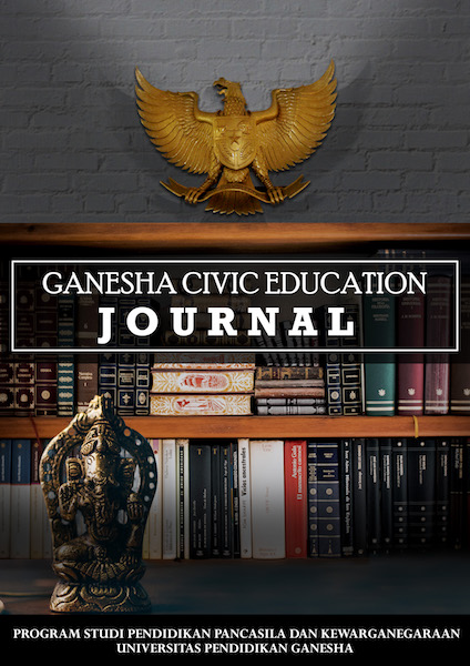 					View Vol. 8 No. 2 (2026): October, Ganesha Civic Education Journal
				